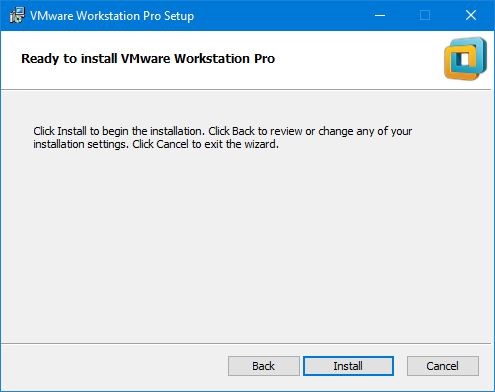 Install VMware Workstation / Player