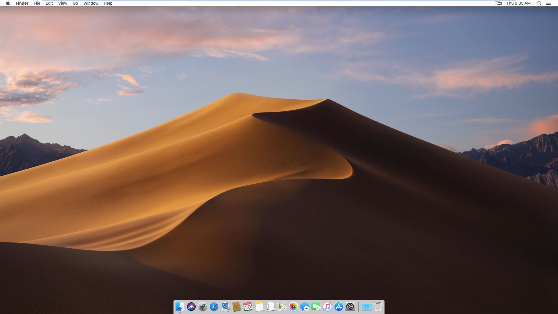 macOS Mojave Full Screen Resolution