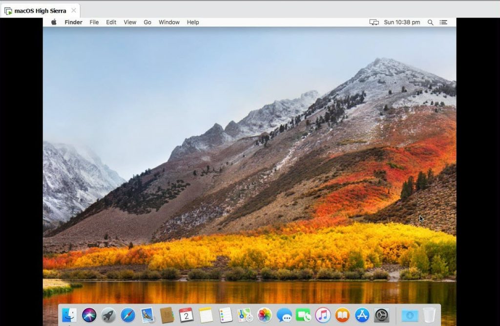 macOS High Sierra Running on VMware
