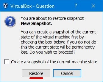 VirtualBox - Question
