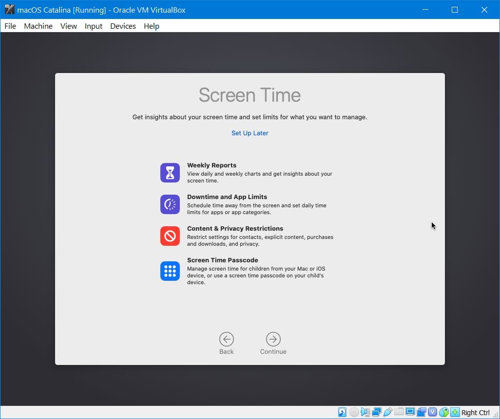 Install macOS Catalina on VirtualBox on Windows PC