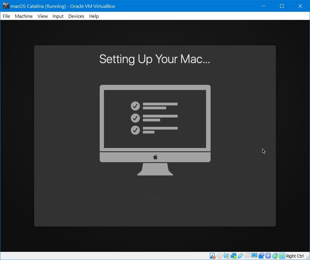 Install macOS Catalina on VirtualBox on Windows PC
