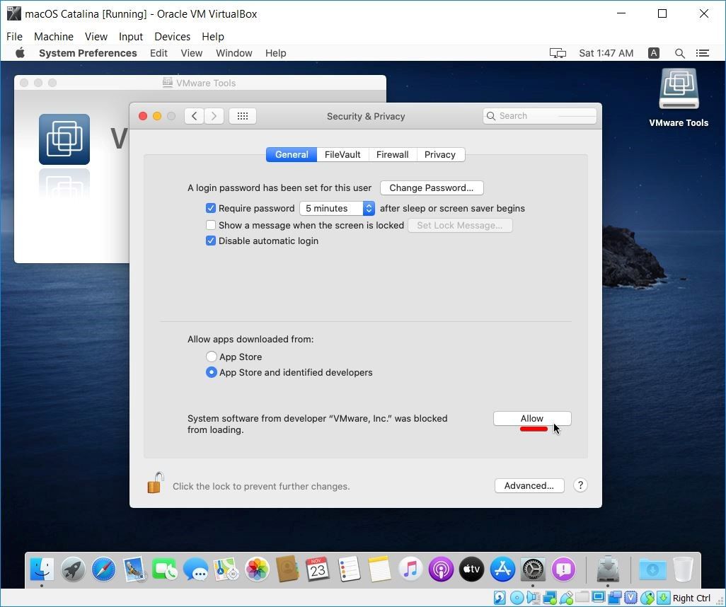 How to Install Guest Tool on macOS Catalina on VirtualBox
