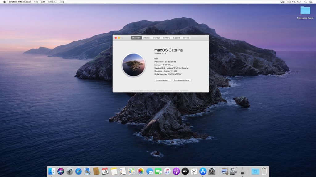 Upgrade macOS Mojave to macOS Catalina on VMware & VirtualBox