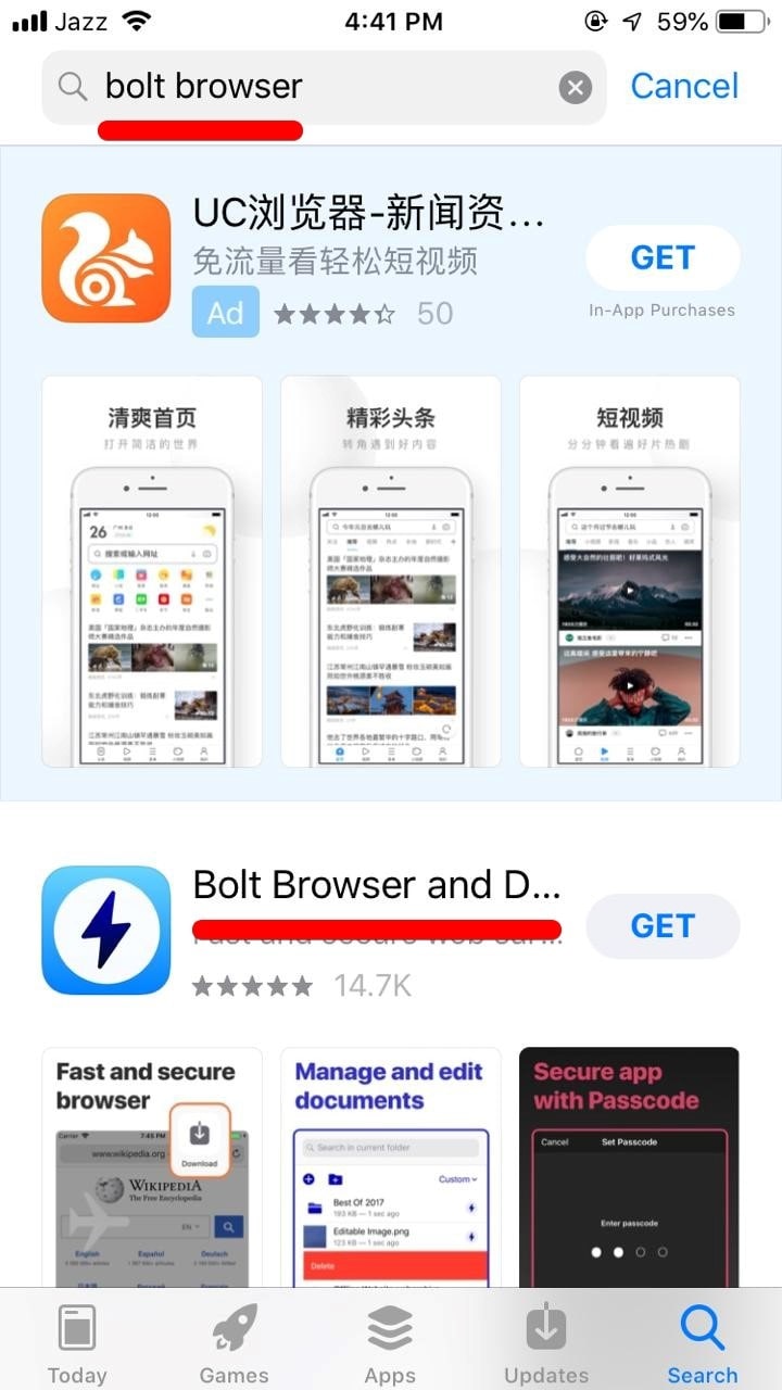 Get Bolt Browser