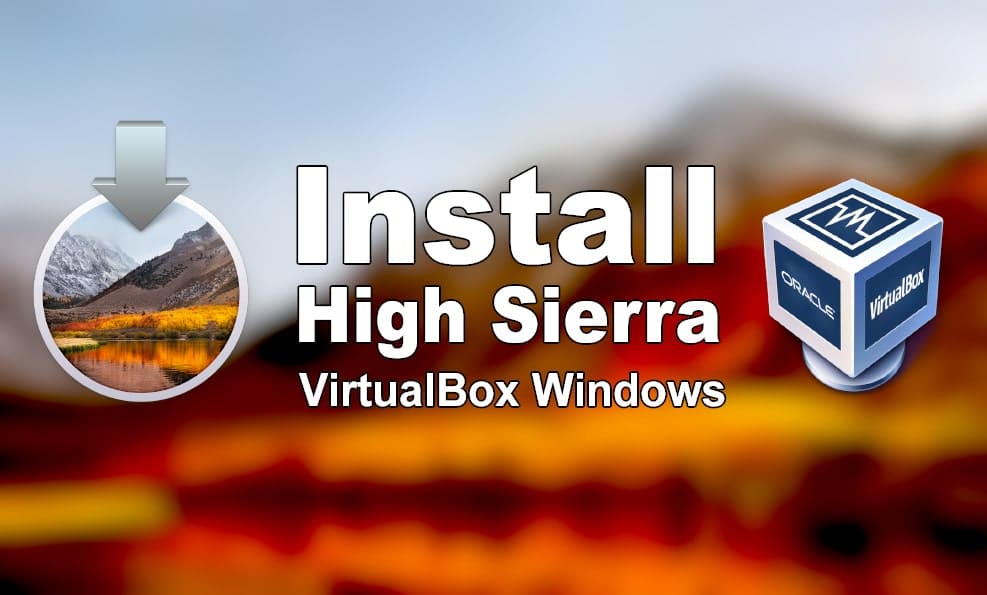 how to install mac os sierra virtual box