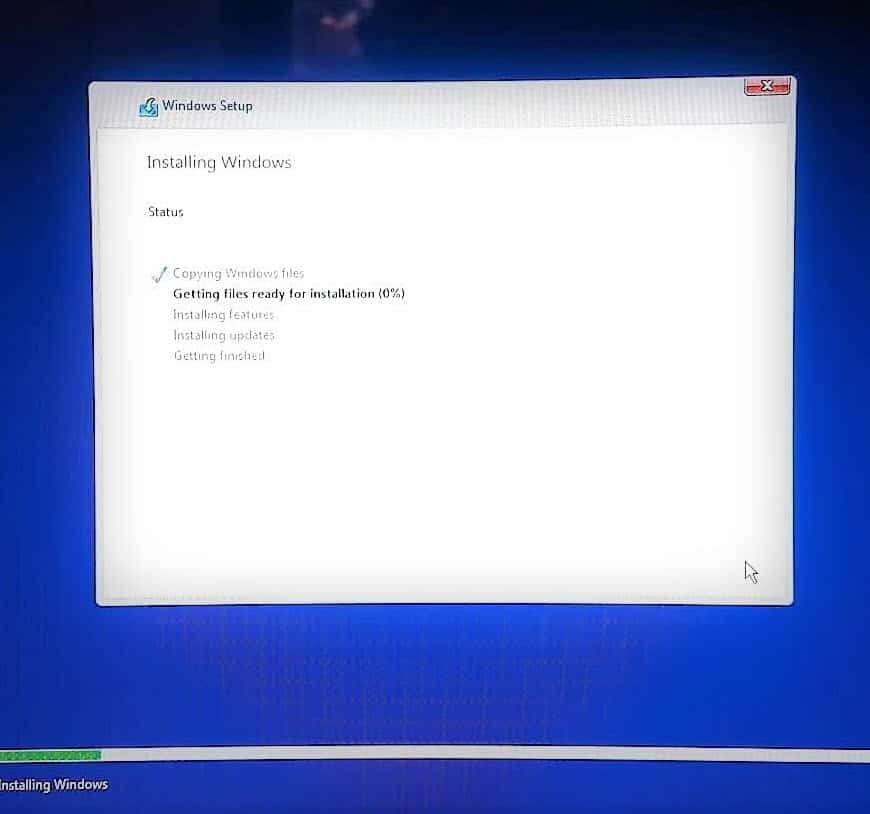 Installing Windows 10 on Mac