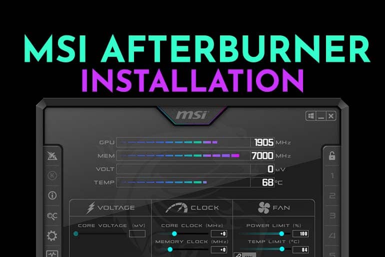 using msi afterburner
